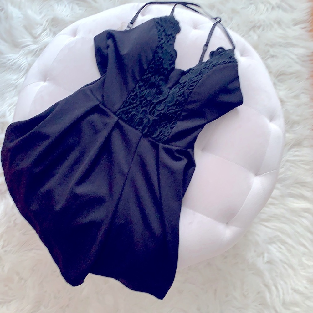 Brand New Black Romper Dress
